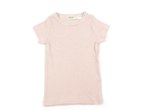 MarMar evening sun stripe top Tago fine rib modal